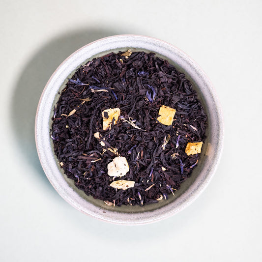 Thé noir ceylan Earl Grey Lady Star, aux notes d'orange et bergamote, idéal pour le matin