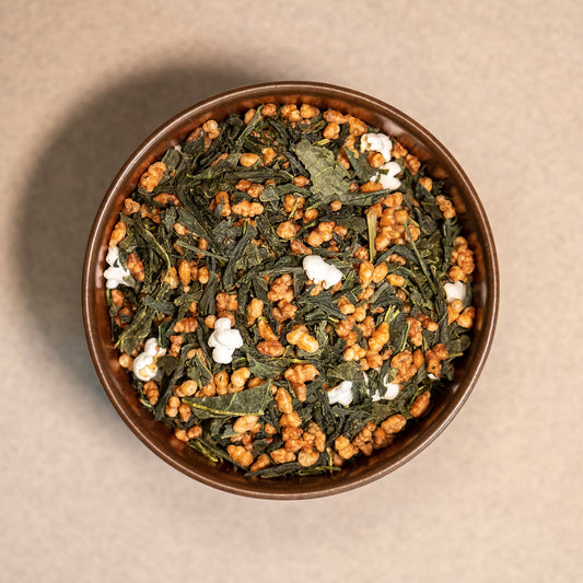 Thé traditionnel Japan Genmaicha Bio, riz grillé